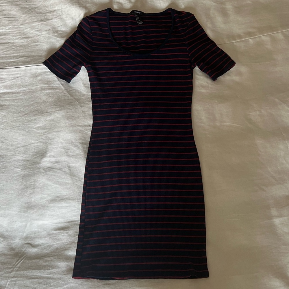 Striped f21 dress